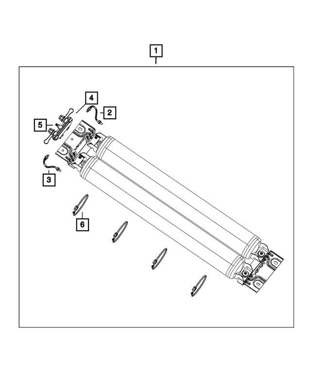 « 4877129AC – Front Suspension : Suspension Pneumatique Reservoir pour Mopar Image »