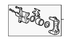 6452SM5505RM - Brakes: Caliper for Honda: Accord, CR-V, Odyssey, Prelude Image