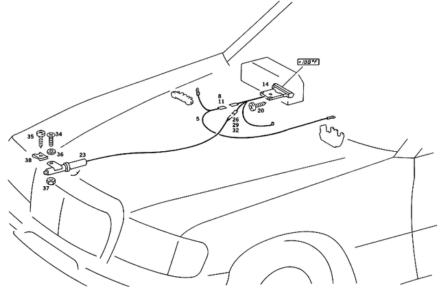 125458328 - Electrical Equipment and Instruments: Receptacle Housing for Mercedes-Benz Image image