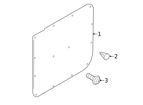 Interior Trim - Side Door for 2017 Nissan NV200 #0