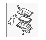5M6Z9600AA - : Air Filter And Housing Assembly for Ford Image