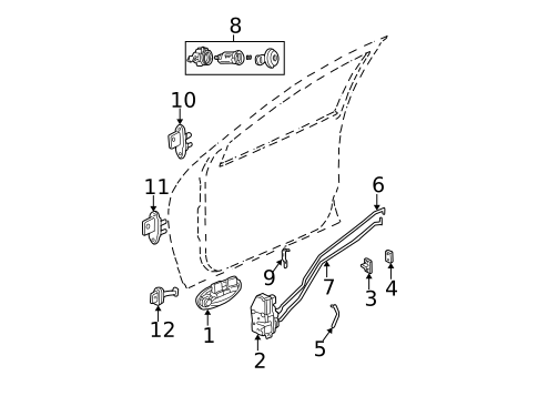 Rear Door for 2003 Dodge Neon #2