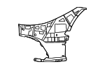 192885080064 - Body: Mount Panel for Mercedes-Benz Image