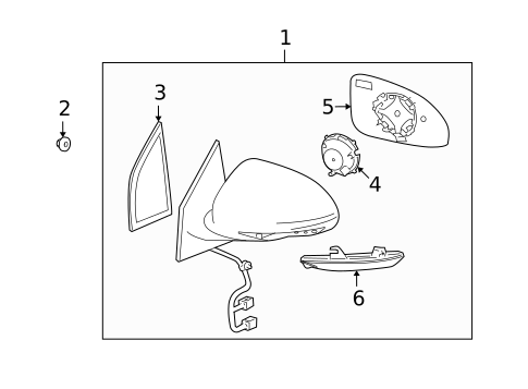 Mirrors for 2013 Buick Enclave #0