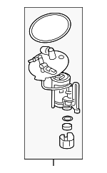 17048TBAA01 - Fuel System: Fuel Filter for Honda: Civic Image
