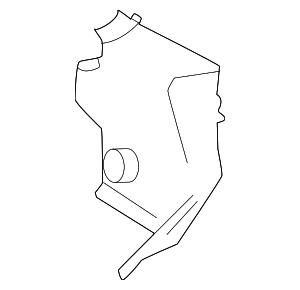 16695F0320 - Belts &amp; Cooling: Radiator Support Air Deflector for Toyota: Grand Highlander Image