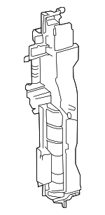 16595F0610 - Body: Side Air Baffle for Toyota: Grand Highlander Image