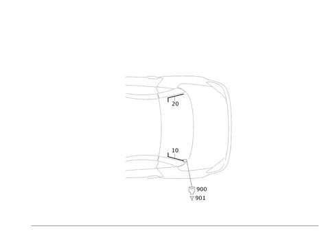 Piping Heated Rear Window Pane for 2008 Mercedes-Benz SLK280 #0