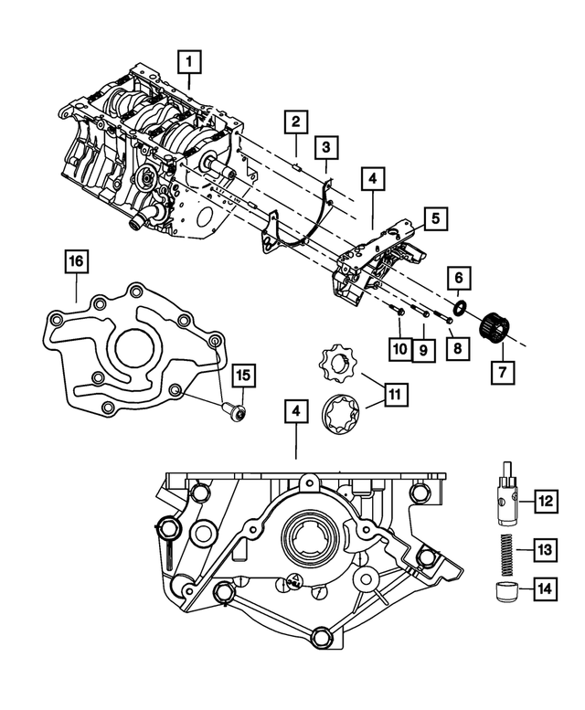 « 68003490AA – Engine 3.5L Six Cylinder : Court Bloc pour Mopar Image »