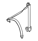 9068602385649A86 - Electrical: Belt &amp; Retractor for MB Vans Image