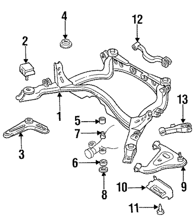 5547560U00 - Suspension: Damper Washer for Infiniti Image