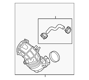 28140G9100 - : Air Hose for Kia: Stinger Image