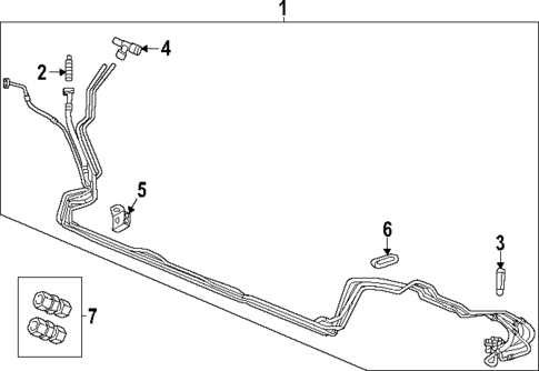 Condenser, Compressor & Lines for 2019 GMC Yukon XL #2