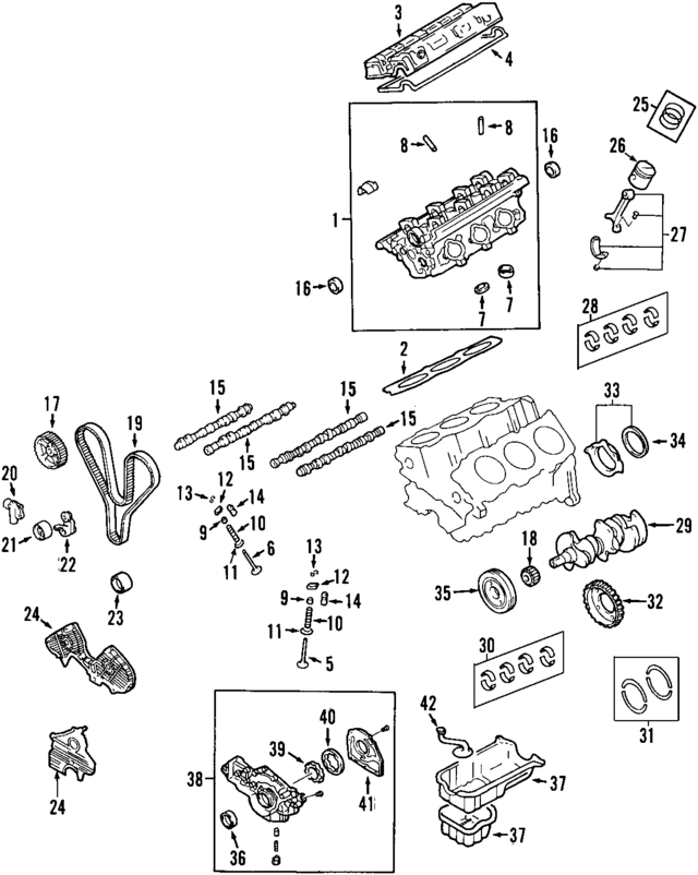 2311039500 - : Engine Crankshaft for Hyundai Image