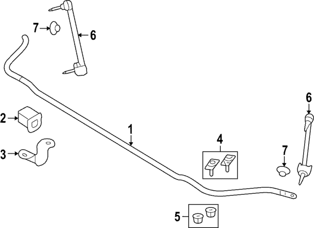 RL1Z5493F - Suspension: Bushing for Ford: Expedition | Lincoln: Navigator Image