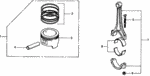 13101657670 - : Piston (Std) for Honda Image