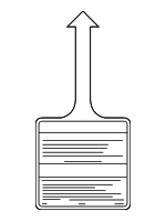 C2C40094 - Body: Air Bag Label for Jaguar: E-Pace, F-Pace, I-Pace, Super V8, Vanden Plas, XF, XJ8, XJR Image