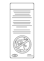 C2C40095 - Body: Air Bag Label for Jaguar: E-Pace, F-Pace, I-Pace, XE, XF, XFR, XFR-S, XJ, XJR, XJR575, XK, XKR, XKR-S Image