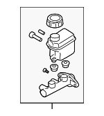 585103K200 - : 2006-2011 Hyundai - Master Cylinder for Hyundai: Azera, Sonata Image