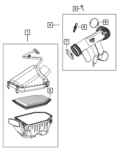 Air Cleaner for 2018 Jeep Wrangler JK #0