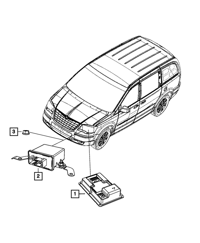 5113392AC - Electrical: Headlamp Leveling Module for Mopar Image