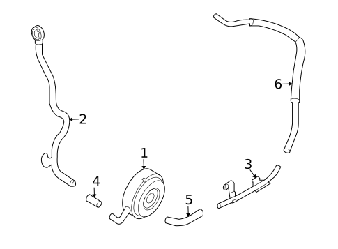 Oil Cooler for 2009 Nissan Altima #1