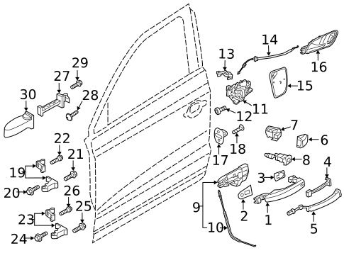 Front Door for 2017 Audi Q3 #1