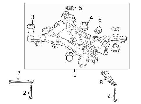Suspension Mounting for 2020 Acura MDX #1