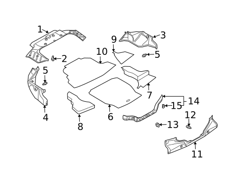 Interior Trim - Rear Body for 2003 INFINITI G35 #2