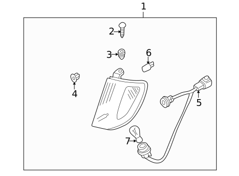 Bulbs - Chassis for 1998 Nissan Frontier #3