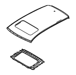 TKY970600A - Body: Roof Panel for Mazda: CX-9 Image