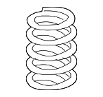 1J0411105AL - Suspension: Spring for Volkswagen: Beetle, Golf, Jetta Image