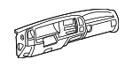 12548022 - Body: Instrument Panel for Chevrolet: C1500, C2500, C3500, K1500 Pickup, K2500 Pickup, K3500 Pickup, Suburban C1500, Suburban C2500, Suburban K1500, Suburban K2500, Tahoe | GMC: C1500 Pickup, C2500 Pickup, C3500 Pickup, K1500 Pickup, K2500 Pickup, K3500 Pickup, Suburban C1500, Suburban C2500, Suburban K1500, Suburban K2500, Yukon Image