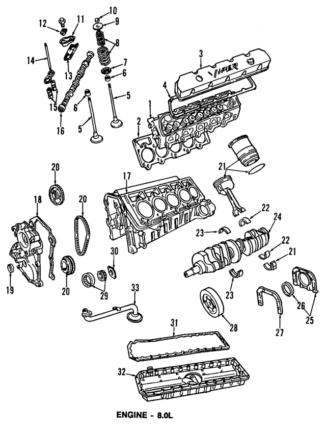 4763724AB - Engine: Cylinder Head for Mopar Image