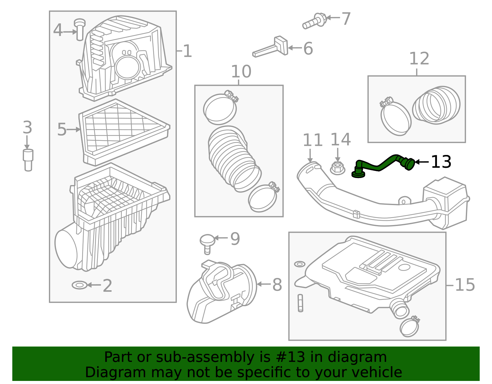 2019-2026 GM PCV Tube 55510739 GM | GMPartsDirect.com
