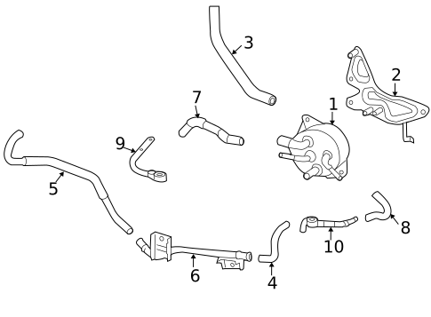 Trans Oil Cooler for 2013 Nissan Cube #0