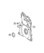 68164018AA - 3.0L Diesel - Mercedes Benz [EXM]: Timing Case Cover for Dodge: Sprinter 2500, Sprinter 3500 | Jeep: Grand Cherokee Image
