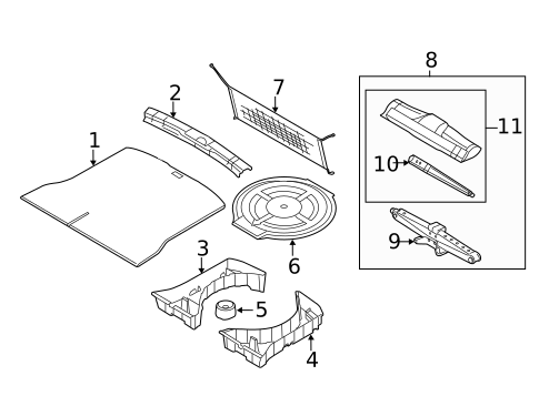 Interior Trim - Rear Body for 2012 Ford Edge #0
