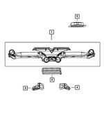 68080789AA - Air Conditioners and Heaters: Center Distribution Duct for Jeep: Wrangler, Wrangler JK Image