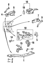 2182121000 - : Engine Bracket Bolt for Hyundai: Sonata Image