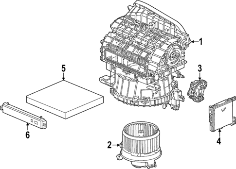 Blower Motor & Fan for 2022 Honda Civic #0