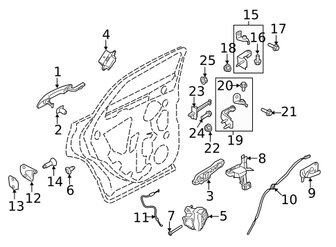 Lock & Hardware for 2018 Lincoln MKC #1