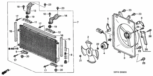 A/C Condenser for 2005 Honda Pilot #0