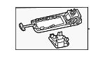 29569051021D03 - Body: Courtesy Lamp Mount Frame for Mercedes-Benz Image