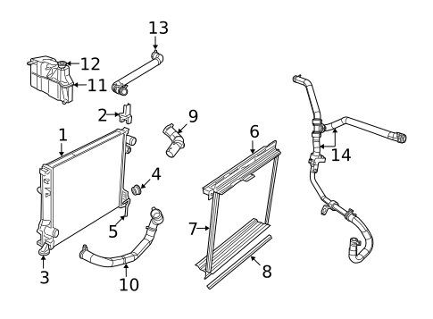 Radiator & Components for 2018 Dodge Challenger #0
