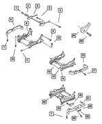 4761004 - Interior Trim: Seat Recliner Handle, Right for Mopar Image