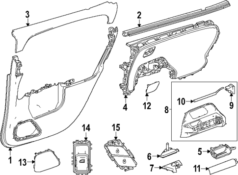 Front Door for 2024 Mercedes-Benz EQB 300 #4
