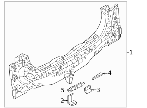 Rear Body for 2023 Mazda MX-30 EV #0