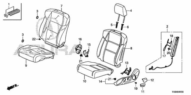 Front Seat (L.) for 2013 Acura ILX #0
