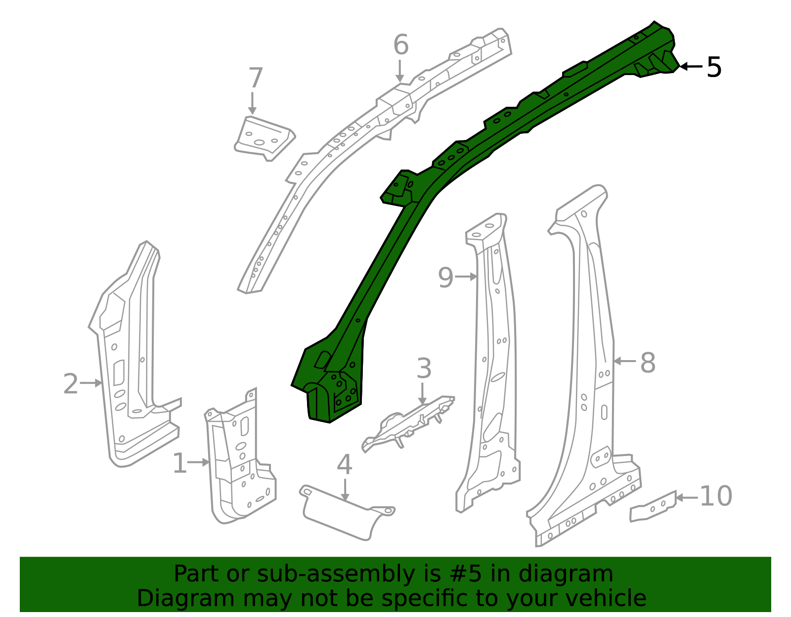 31415364 - Windshield Pillar Reinforced - 2018-2020 Volvo S90 | Volvo ...